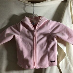 GAP Pink Hooded Fleece Jacket for Kids